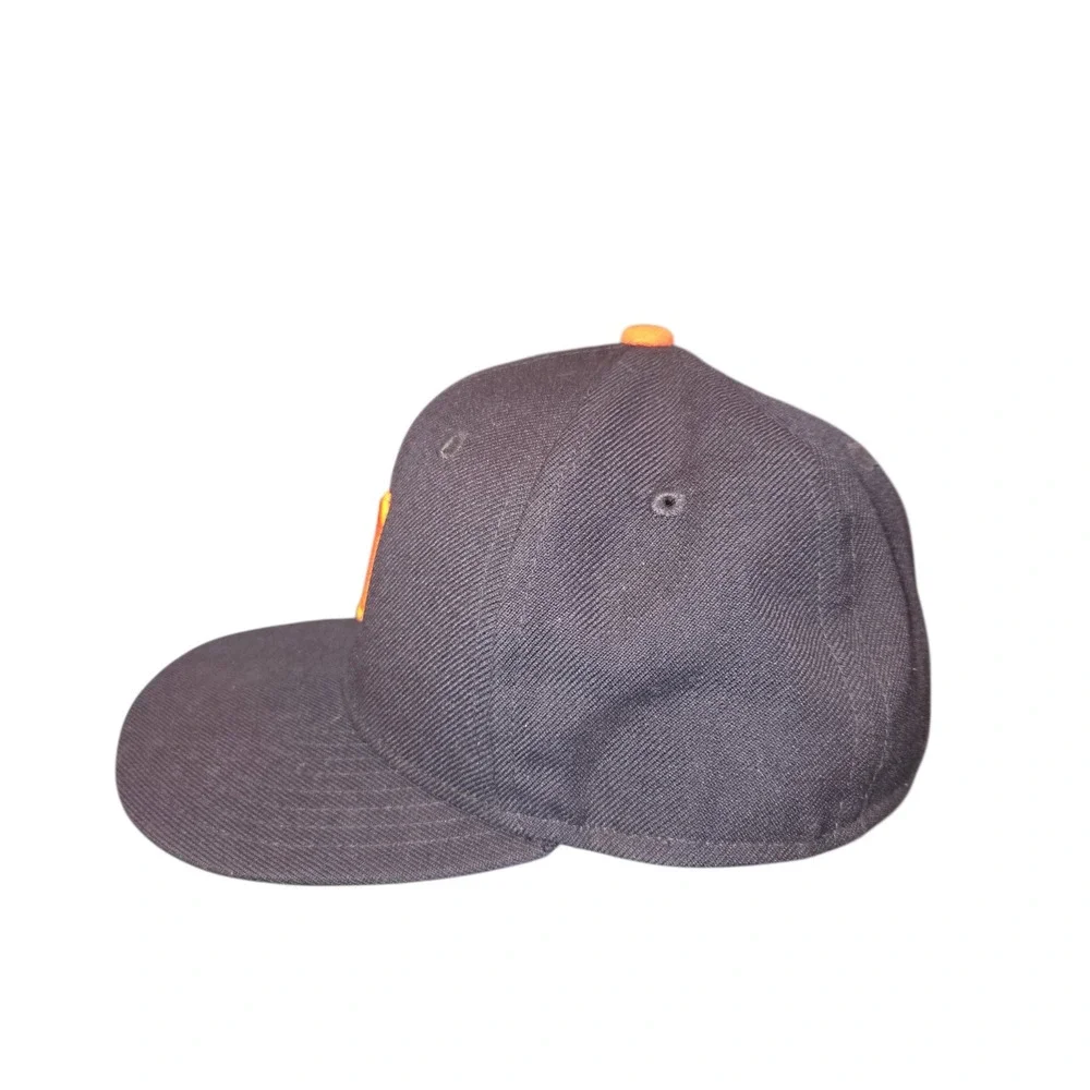 New Era 59FIFTY Fitted Hat Kids 6 3/8 Navy Blue Detroit Tigers MLB Wool Cap